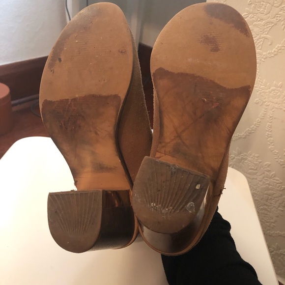 Leather Suede Ankle Boots - Picture 5 of 6